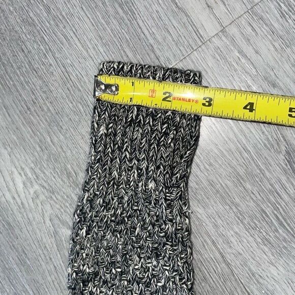 Lululemon Women’s 6? Post Practice Gray Black Cardigan Sweater Gray Knit Comfort - Picture 9 of 13